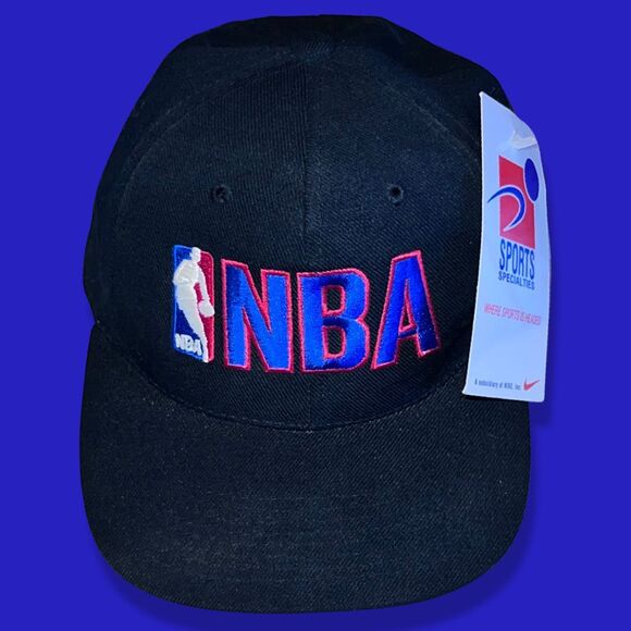 NWT Vintage 90s NBA Plain Logo Sports Specialties Snapback Hat - Picture 9 of 11